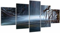 Mivali Tablou - Laguna de iarnă, din cinci bucăți 150x80 cm (V022541V150805PCS)