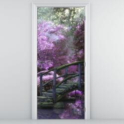 Mivali Fototapet pentru ușă - Grădina violet (D021406D95205)