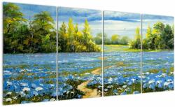 Mivali Tablou - Drum de câmp, pictură în ulei, din patru bucăți 160x80 cm (V023233V16080)