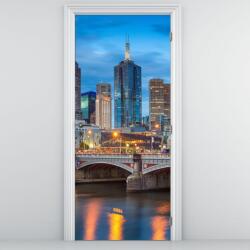 Mivali Fototapet pentru ușă - Orașul Melbourne (D020715D95205)