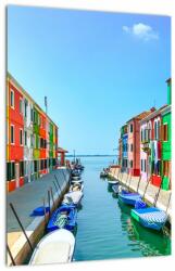 Mivali Tablou - Insula Burano, Veneția, Italia, dintr-o bucată 30x40 cm (V022522V3040)