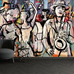 Mivali Fototapet - Noapte de jazz, vlies, 294x204 cm (T100591TQ6)