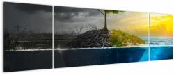 Mivali Tablou reprezentând două părți, din trei bucăți 170x50 cm (V020948V17050)