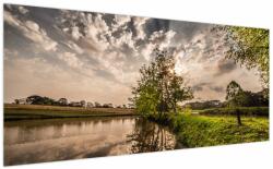 Mivali Tablou naturii cu raze de soae, dintr-o bucată 200x100 cm (V020515V200100)