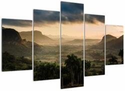 Mivali Tablou - Vîrfurile Cubaneze, din cinci bucăți 150x105 cm (V021674V150105)