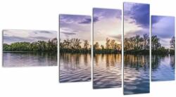Mivali Tablou cu lac, din cinci bucăți 110x60 cm (V020345V11060)