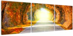 Mivali Tablou - Poarta din copaci, din trei bucăți 120x40 cm (V022002V12040)