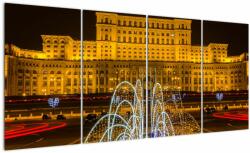 Mivali Tablou - Palatul Parlamentului, București, România, din patru bucăți 160x80 cm (V023409V16080)