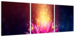 Mivali Tablou cu lotus pe apă, din trei bucăți 90x30 cm (V020710V9030)