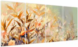 Mivali Tablou - Plante pictate, din patru bucăți 160x80 cm (V023987V16080)