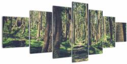 Mivali Tablou cu drum între copaci, din șapte bucăți 210x100 cm (V021217V210100)