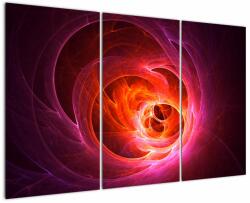 Mivali Tabloul modern cu abstracțiune roz, din trei bucăți 120x80 cm (V020130V120803PCS)