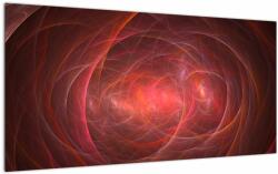 Mivali Tablou pe sticlă modern abstract, dintr-o bucată 100x50 cm pe sticlă (V020139V10050GD)