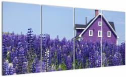 Mivali Tablou cu câmp de lavanda, din patru bucăți 160x80 cm (V020406V16080)