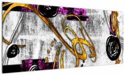 Mivali Tablou abstracției, dintr-o bucată 100x40 cm (V022043V10040)