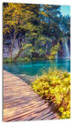 Mivali Tablou - Lacurile Plitvice, Croația, dintr-o bucată 20x30 cm (V022935V2030)