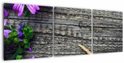 Mivali Tablou - flori de câmp, din trei bucăți 120x40 cm (V020307V12040)