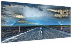 Mivali Tablou cu drum în furtună, dintr-o bucată 100x40 cm (V020688V10040)