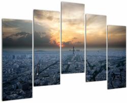 Mivali Tabloul - Paris din înâlțime, din cinci bucăți 125x90 cm (V020212V12590)