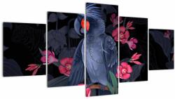 Mivali Tablou - Păpădia între flori (cu ceas), din cinci bucăți 150x80 cm cu ceas (V022956V15080C)