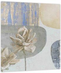 Mivali Tablou - Pictură flori și texturi, dintr-o bucată 30x30 cm (V024054V3030)