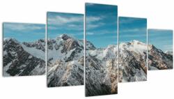 Mivali Tablou cu vârfuri înzăpeziți, Fiordland, din cinci bucăți 150x80 cm (V021537V150805PCS)