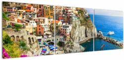Mivali Tablou - Satul italian Manarola, din trei bucăți 150x50 cm (V023181V15050)
