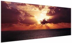 Mivali Tablou cu soarele după nori, dintr-o bucată 250x125 cm (V021180V250125)