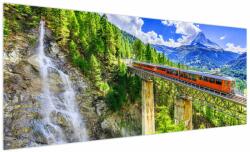 Mivali Tablou - Matterhorn, Zermatt, Valais, Elveția, dintr-o bucată 250x125 cm (V023103V250125)