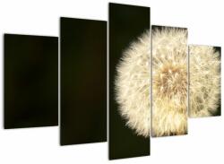 Mivali Tablou cu păpădie gri, din cinci bucăți 150x105 cm (V020452V150105)