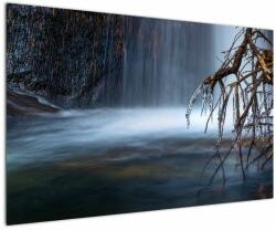 Mivali Tablou - Laguna de iarnă, dintr-o bucată 120x80 cm (V022541V12080)