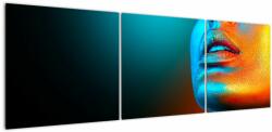 Mivali Tablou - Fața sclipitoare, din trei bucăți 150x50 cm (V022114V15050)