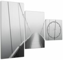 Mivali Tablou - Pod spre necunoscut (cu ceas), din trei bucăți 90x70 cm cu ceas (V023364V9070C)