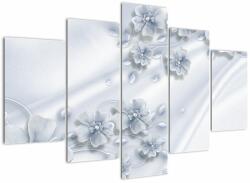 Mivali Tablou - Design flori, din cinci bucăți 150x105 cm (V022489V150105)