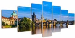 Mivali Tablou cu podul Carol, din șapte bucăți 210x100 cm (V020713V210100)