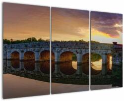 Mivali Tablou cu pod, din trei bucăți 120x80 cm (V020801V120803PCS)
