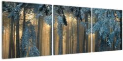 Mivali Tablou cu pădure înzăpezită, din trei bucăți 120x40 cm (V022318V12040)