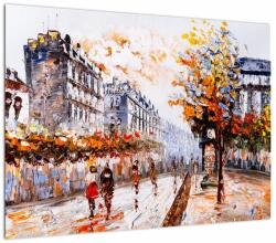 Mivali Tablou - Viața în oraș, dintr-o bucată 70x50 cm (V021995V7050)