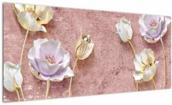 Mivali Tablou cu flori, dintr-o bucată 100x40 cm (V022187V10040)