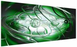 Mivali Tabloul abstract verde, dintr-o bucată 250x125 cm (V020071V250125)