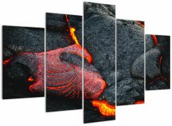 Mivali Tablou - Lava, din cinci bucăți 150x105 cm (V021621V150105)