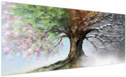 Mivali Tablou - Arborele celor patru anotimpuri, dintr-o bucată 250x125 cm (V023394V250125)