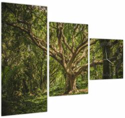 Mivali Tablou cu copaci (cu ceas), din trei bucăți 90x70 cm cu ceas (V021216V9070C)