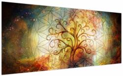 Mivali Tablou abstract cu copac, dintr-o bucată 200x100 cm (V022110V200100)