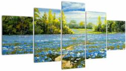Mivali Tablou - Drum de câmp, pictură în ulei, din cinci bucăți 150x80 cm (V023233V150805PCS)