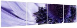 Mivali Tablou - Floare mov, din patru bucăți 160x40 cm (V023717V16040)