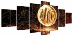 Mivali Tablou cu bilă iluminată, din șapte bucăți 210x100 cm (V020470V210100)