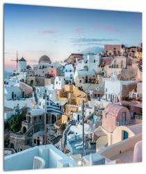 Mivali Tablou - Amurg în Santorini, dintr-o bucată 40x40 cm (V021616V4040)