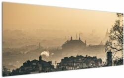 Mivali Tablou - Orașul în ceață, dintr-o bucată 120x50 cm (V021335V12050)