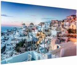 Mivali Tablou - Amurg în Santorini, dintr-o bucată 150x100 cm (V021616V150100)